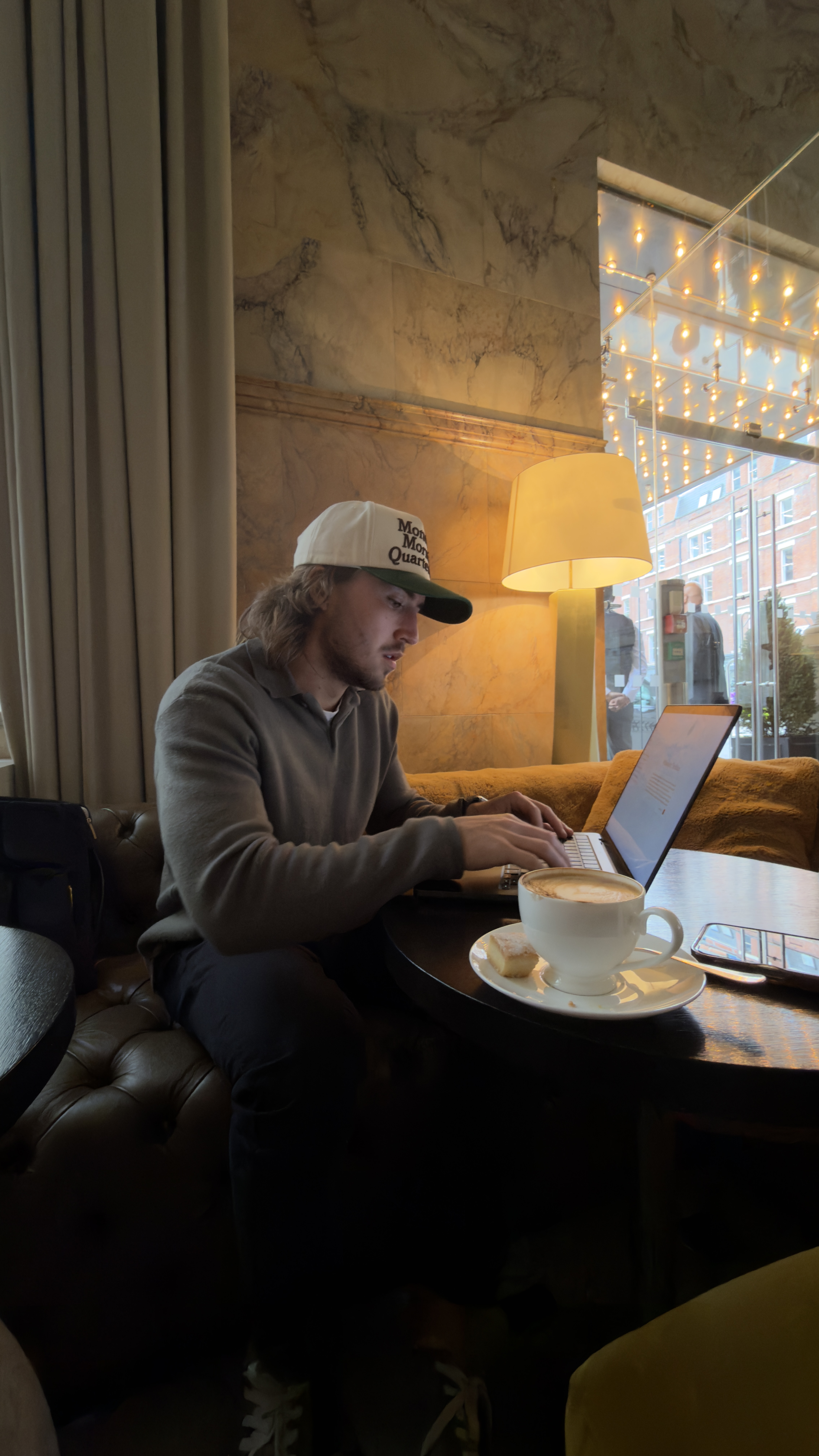 Tim working